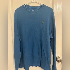 Lacoste Thermal Shirt Navy Blue mens 8 XXXL.